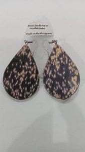 Paper Bead Fashion Earrings