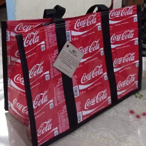 Marie Vinyl Shop Bag