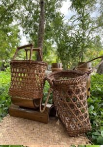 Product Name: Rattan Hand Basket Type: Hand Basket Style: Basket Use: flexible for any purpose Materials: Rattan Strips Details: 100% authentic Rattan Dimension: (SMALL) L-11’’ (LARGE) L- 16’’ W- 4’’ W- 3’’ H- 10’’ H- 12’’