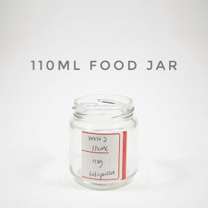 110ml Food Jar 53mm lug finish with caps