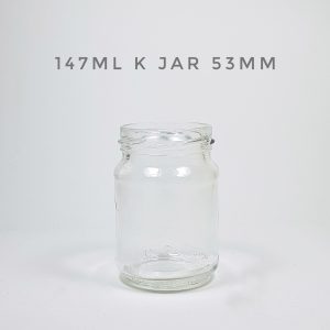 147ml K Jar 53mm lug finish with caps