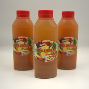 Made from fresh extract of pineapple fruit. It is naturally fermented into vinegar and it’s the infused with a blended spice. It gives an added vibrant touch to salads, marinade and sauces.